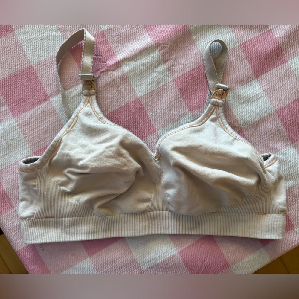 Bravado Beige Nursing Bra GUC Medium